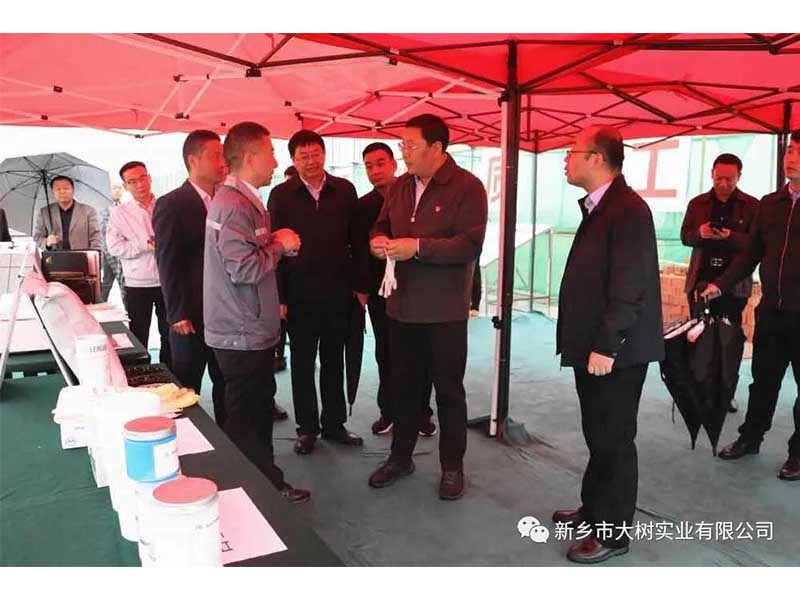 歡迎鶴壁市領(lǐng)導(dǎo)干部蒞臨河南大樹觀摩指導(dǎo)工作